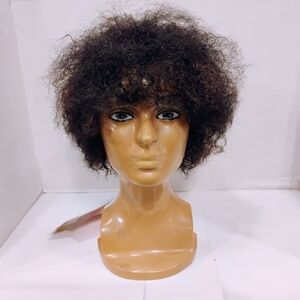 GLO Jeans Brown Voluminous Curly Wig